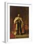 Coronation Portrait of King George V, after Sir Luke Fildes-William A. Menzies-Framed Giclee Print