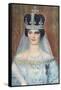 Coronation Portrait of Zita de Bourbon-Parme as Queen of Hungary, 1917-Sandor Endrey-Framed Stretched Canvas