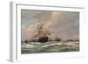 Coronation Review of King Edward VII, Spithead, 1902-Eduardo de Martino-Framed Giclee Print