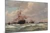 Coronation Review of King Edward VII, Spithead, 1902-Eduardo de Martino-Mounted Giclee Print