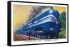 Coronation Scot Express, L.M.S.R., 1938-Unknown-Framed Stretched Canvas