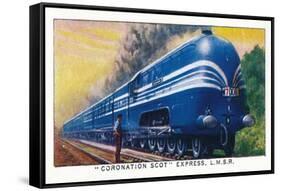 Coronation Scot Express, L.M.S.R., 1938-Unknown-Framed Stretched Canvas