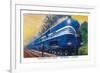 Coronation Scot Express, L.M.S.R., 1938-Unknown-Framed Giclee Print