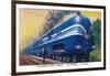 Coronation Scot Express, L.M.S.R., 1938-Unknown-Framed Giclee Print