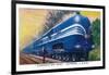 Coronation Scot Express, L.M.S.R., 1938-Unknown-Framed Giclee Print