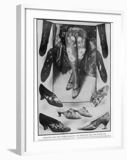 Coronation Shoes and Hose-null-Framed Photographic Print