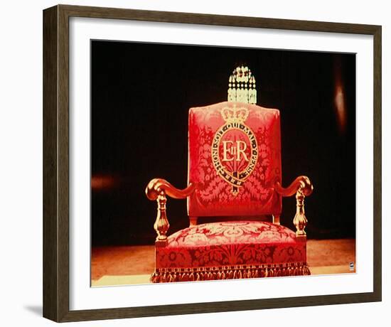 Coronation Throne, 1953-British Pathe-Framed Giclee Print