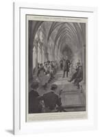 Coronation Workmen at Westminster Abbey, Practical Religion-G.S. Amato-Framed Giclee Print