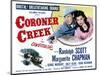 Coroner Creek, Randolph Scott, Marguerite Chapman, 1948-null-Mounted Art Print