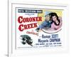 Coroner Creek, Randolph Scott, Marguerite Chapman, 1948-null-Framed Art Print