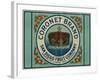 Coronet Lemon Label - Chula Vista, CA-Lantern Press-Framed Art Print