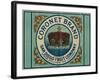 Coronet Lemon Label - Chula Vista, CA-Lantern Press-Framed Art Print