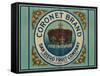 Coronet Lemon Label - Chula Vista, CA-Lantern Press-Framed Stretched Canvas