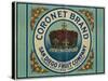 Coronet Lemon Label - Chula Vista, CA-Lantern Press-Stretched Canvas