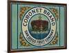 Coronet Lemon Label - Chula Vista, CA-Lantern Press-Framed Art Print