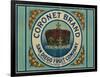 Coronet Lemon Label - Chula Vista, CA-Lantern Press-Framed Art Print