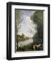 Corot: Cathedral, C1855-60-Jean-Baptiste-Camille Corot-Framed Giclee Print