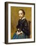 Corot: Girl, C1860-Jean-Baptiste-Camille Corot-Framed Giclee Print