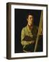 Corot, Self-Portrait (1825)-Jean-Baptiste-Camille Corot-Framed Giclee Print