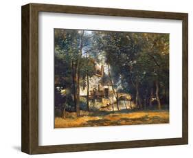 Corot: The Mill-Jean-Baptiste-Camille Corot-Framed Giclee Print