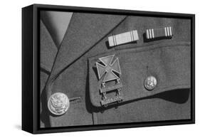 Corporal Jimmie Shohara's Ribbons-Ansel Adams-Framed Stretched Canvas