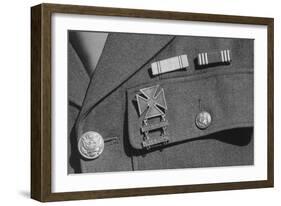 Corporal Jimmie Shohara's Ribbons-Ansel Adams-Framed Art Print