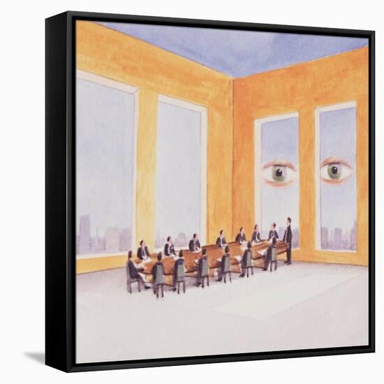 Corporate Governance, 2003-Lincoln Seligman-Framed Stretched Canvas