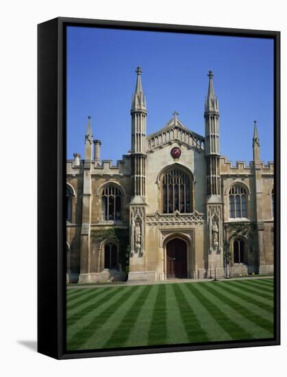 Corpus Christi College, Cambridge, Cambridgeshire, England, United Kingdom, Europe-Hunter David-Framed Stretched Canvas