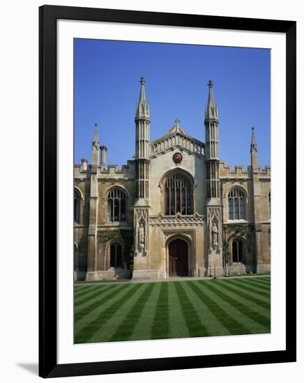 Corpus Christi College, Cambridge, Cambridgeshire, England, United Kingdom, Europe-Hunter David-Framed Photographic Print