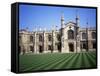 Corpus Christi College, Cambridge, Cambridgeshire, England, United Kingdom-David Hunter-Framed Stretched Canvas