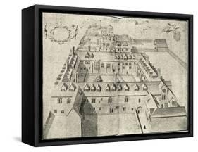 Corpus Christi College, Cambridge-David Loggan-Framed Stretched Canvas