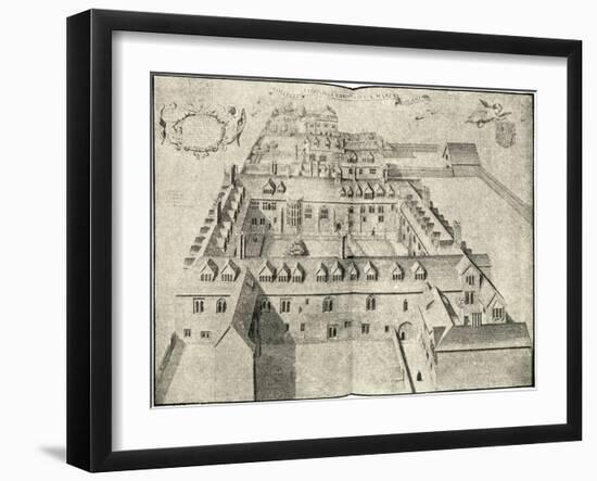 Corpus Christi College, Cambridge-David Loggan-Framed Giclee Print