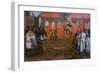 Corpus Christi Procession, Parish of San Cristóbal, C,1680-null-Framed Giclee Print