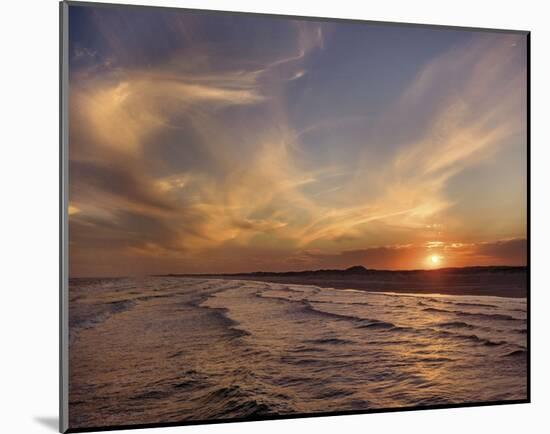 Corpus Christi Sunset-Mike Jones-Mounted Art Print