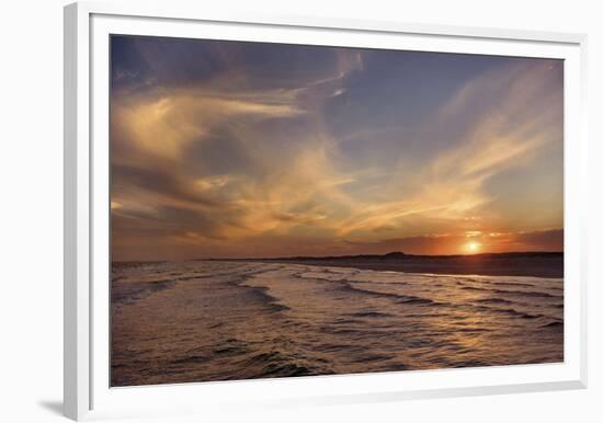 Corpus Christi Sunset-Mike Jones-Framed Giclee Print