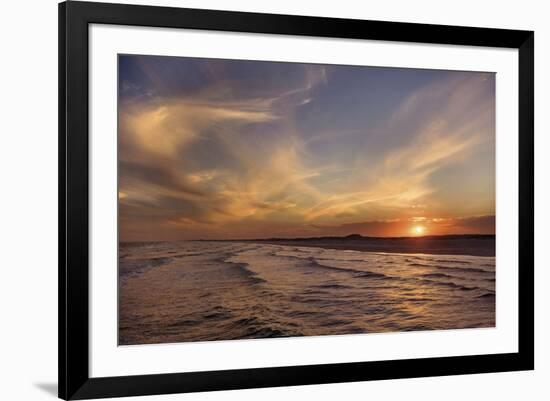 Corpus Christi Sunset-Mike Jones-Framed Giclee Print