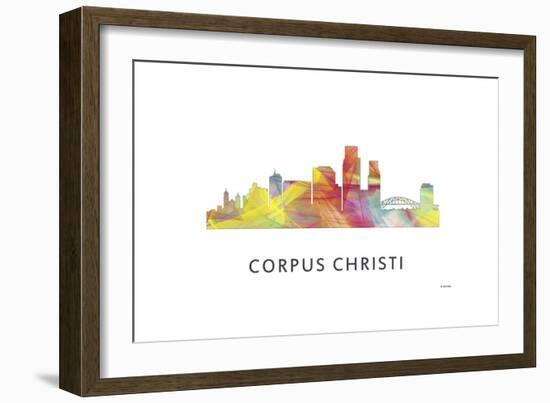 Corpus Christi Texas-Marlene Watson-Framed Giclee Print