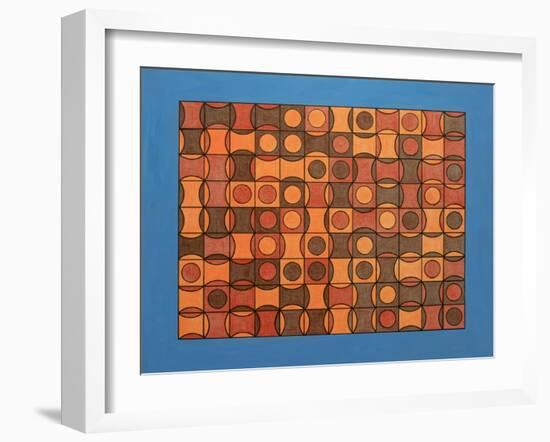 CORPUSCULAR MOVEMENT. 2017-Peter McClure-Framed Giclee Print