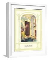 Correct Door Adds Charm-null-Framed Art Print