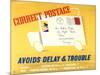 Correct Postage Avoids Delay and Trouble-Gerald Parkinson-Mounted Art Print