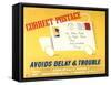 Correct Postage Avoids Delay and Trouble-Gerald Parkinson-Framed Stretched Canvas