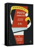 Correct 'Postal Addresses', 'Post Offices in the United Kingdom'-Hans Schwarz-Framed Stretched Canvas