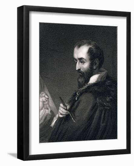 Correggio Engraving-Henry Meyer-Framed Giclee Print