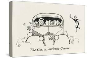 Correspondence Course-William Heath Robinson-Stretched Canvas