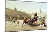 Corrida De Toros En La Plaza Mayor De Madrid-Blanchard-Mounted Giclee Print