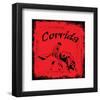 Corrida - Red Bullfight Sign-null-Framed Art Print