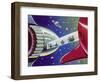 Corridor, Enabling Space Travellers to Transfer from One Spacecraft to Another-null-Framed Art Print