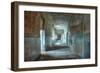 Corridor in an Abandoned Hospital in Beelitz-Stefan Schierle-Framed Photographic Print