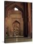 Corridor in the Mosque, Fatehpur Sikri, Unesco World Heritage Site, Uttar Pradesh State, India-G Richardson-Stretched Canvas