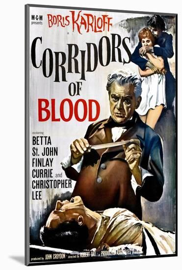 Corridors of Blood, Boris Karloff, 1958-null-Mounted Photo